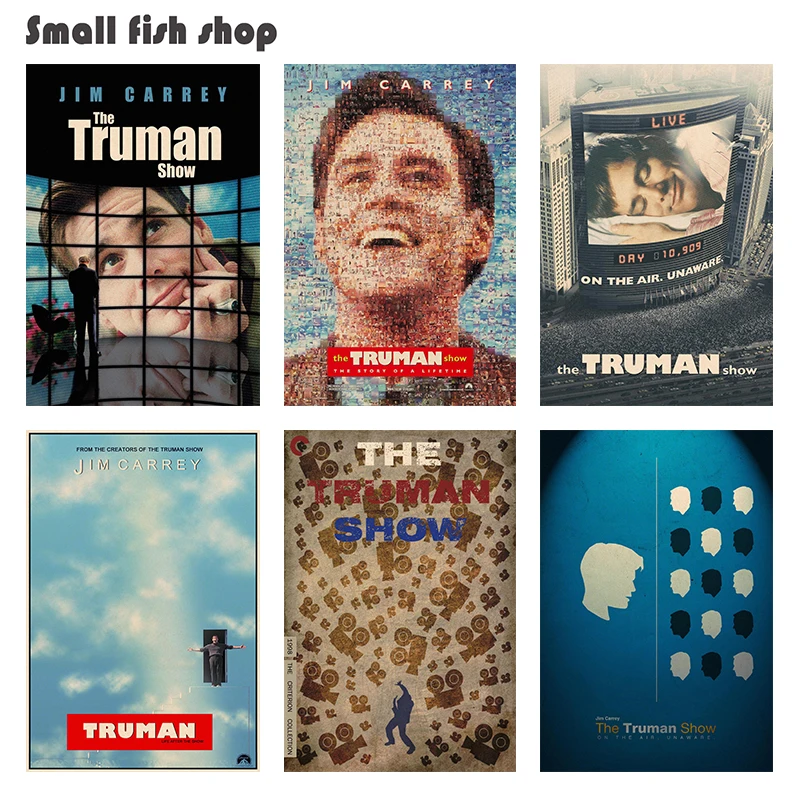 Декор для дома Truman Show плакат из крафт фильма наклейки на стену|wall sticker|home