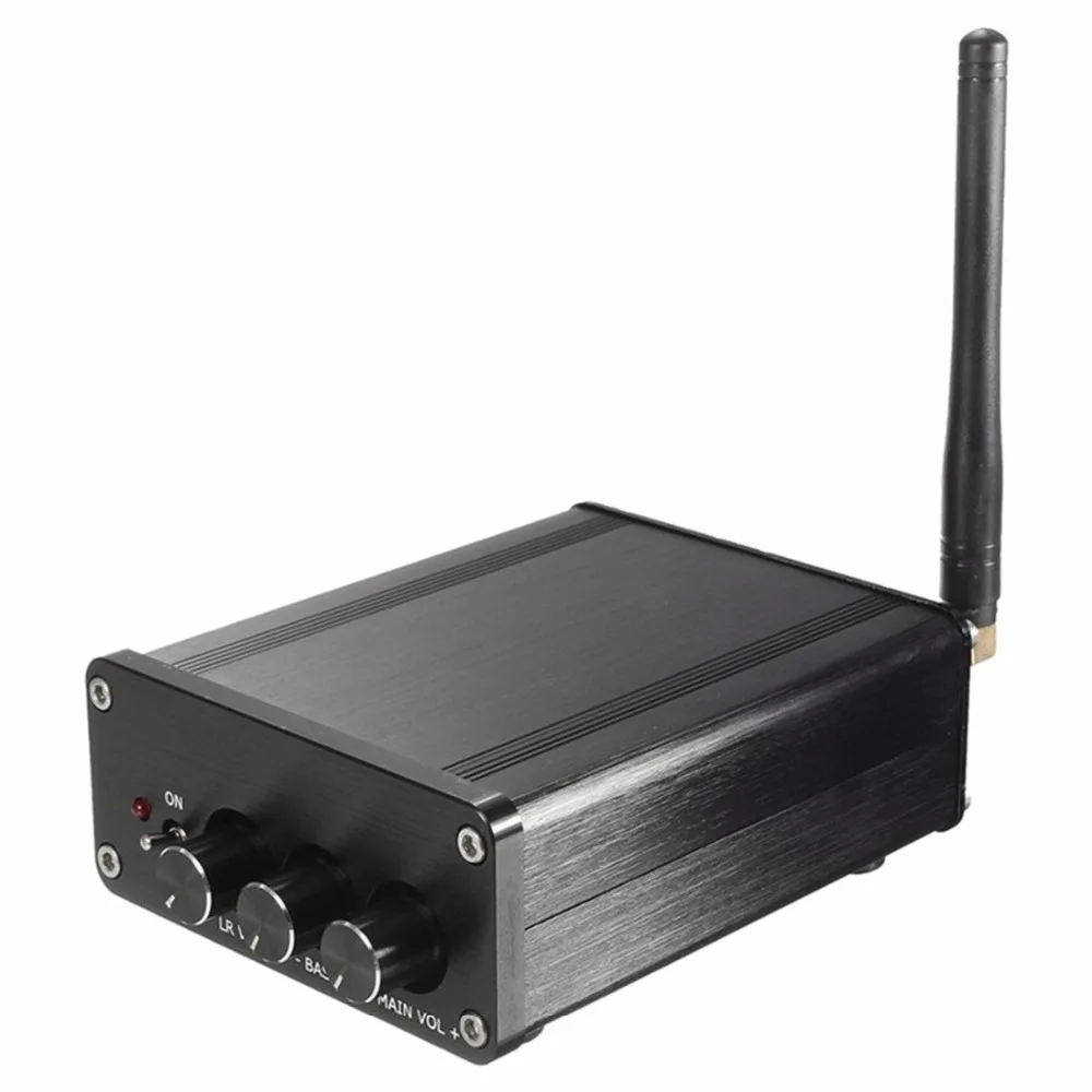 Плата цифрового усилителя TPA3116 Mini 2X50W + 100W 2 1 CRS 4 0 Bluetooth Класс D черный DC18V к