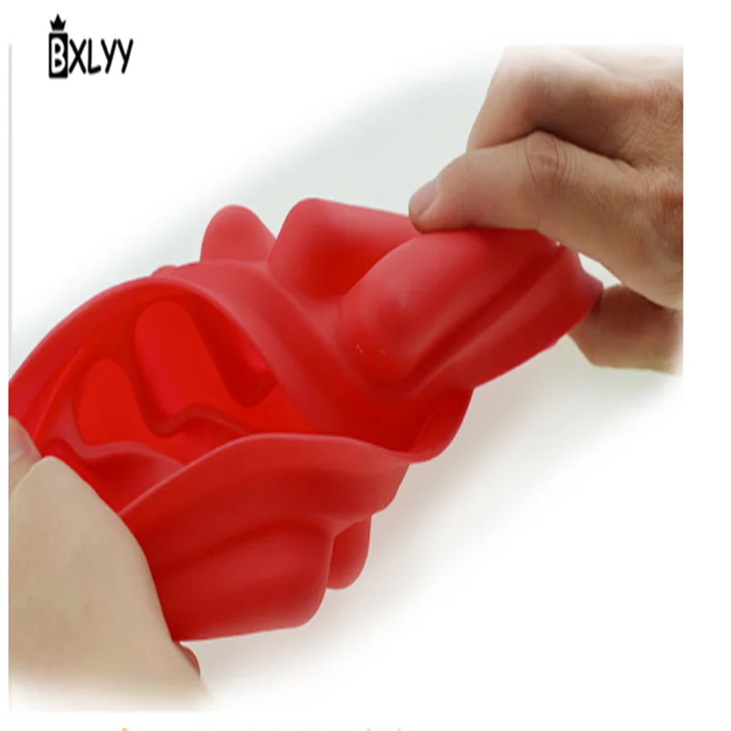 BXLYY Новинка 6 с крышкой силиконовая колбасная форма коробка для хранения DIY Форма для выпечки кухонный гаджет украшение дома инструменты для приготовления пищи. 8z
