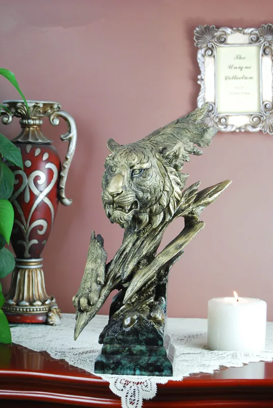 

Tiger crafts creative gift tiger mascot business successful crafts home decoration celebration crafts statue