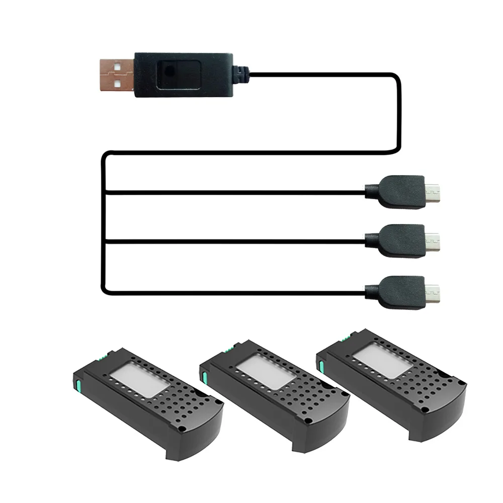 3 extra battery SG106 запасная часть дополнительная батарея запасная защита пропеллера рама шасси USB зарядное устройство линия мотор материнская плата для радиоуправляемого дрона - Цвет: 3 extra battery