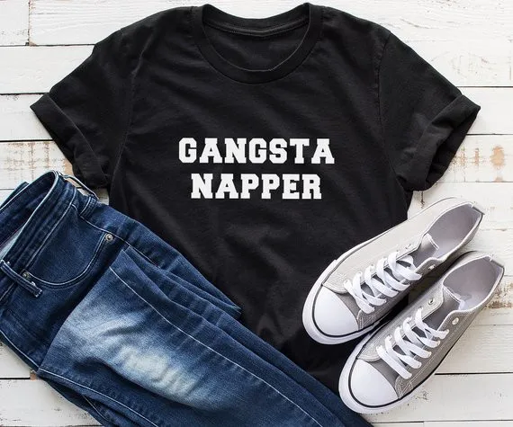 Забавная футболка Sugarbaby Gangsta napper с надписью Tumblr для подростков одежда девочек