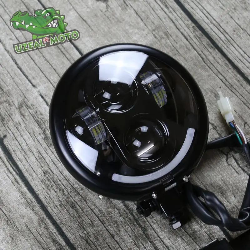 Высококачественная мотоциклетная фара 5 75 дюйма универсальная Boober Chopper винтажная