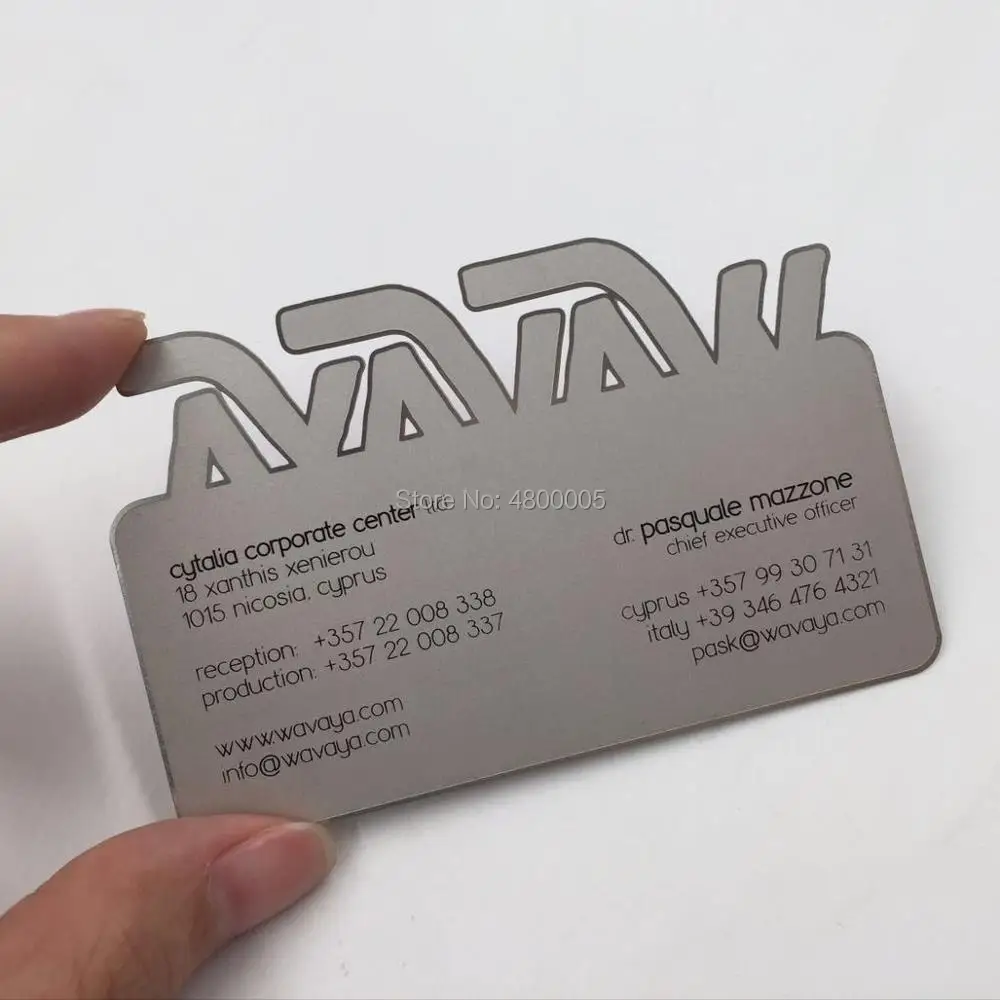 

(150pcs/lot)Hot Sale Custom Luxury Stainless Steel Card Metal Business Card From China Supplier