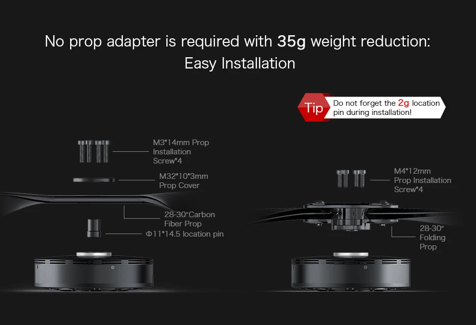T-Motor 10 кг+ тяга U10 II KV100 бесщеточный Электрический двигатель для квадрокоптера самолета с новым железным сердечником дизайн