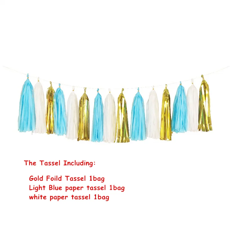 Tassel Set 2 15 шт./компл. "сделай сам" Розовое золото, Розовый Бежевый подвесная гирлянда содержит 15 кистями(3 пакета(ов) на свадьбу для девичника декор для вечеринки в честь Дня Рождения - Цвет: Tassel Set 2
