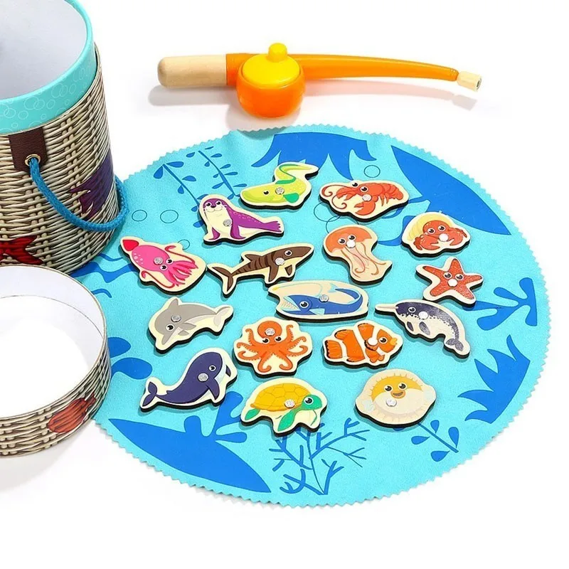 Go Fishing Baby полезные игрушки мудрость От 1 до 2 лет возраста девочки мальчик ребенок