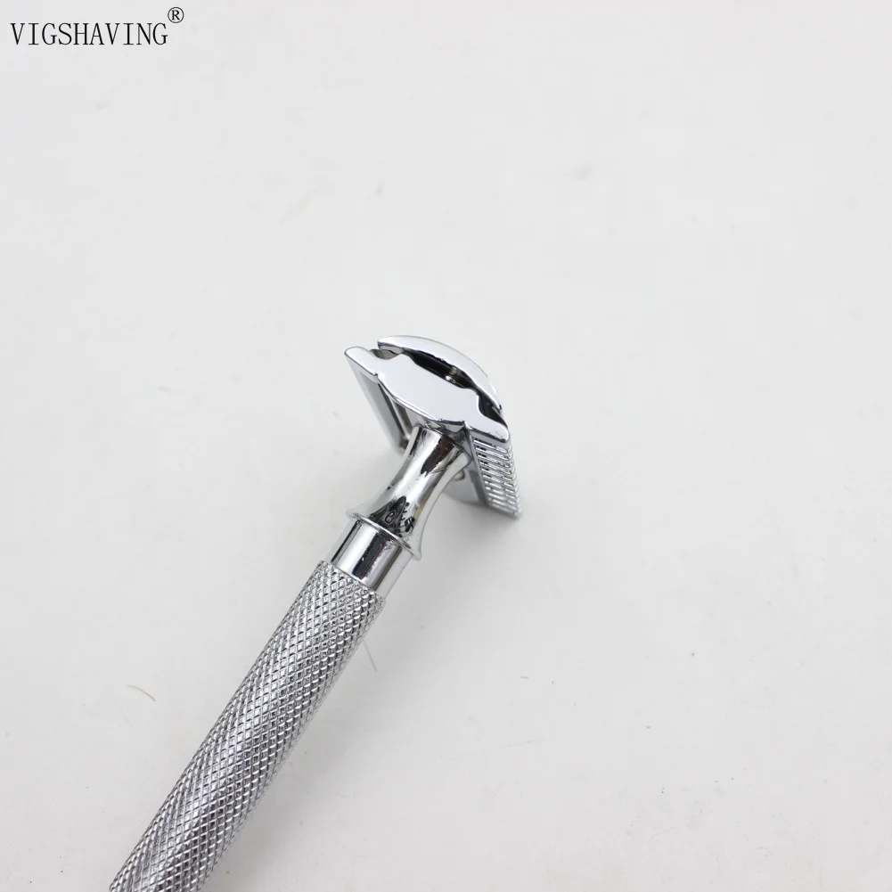 VIGSHAVING Новое поступление нержавеющая сталь двойной край безопасности бритвы