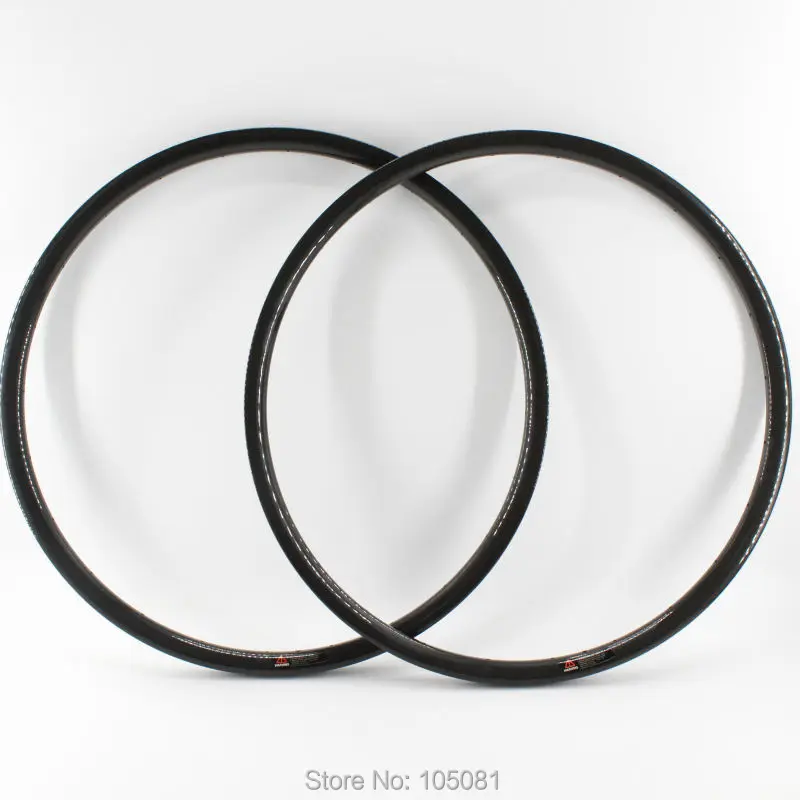

2Pcs New 29" inch clincher tubeless rims mountain bicycle 3K UD 12K full carbon fibre bike wheelset rims MTB 29er Free shipping