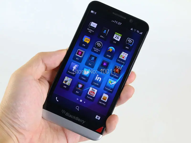BlackBerry Z30 мобильный телефон Восстановленный с черным цветом 5 0 дюймовыйсенсорный