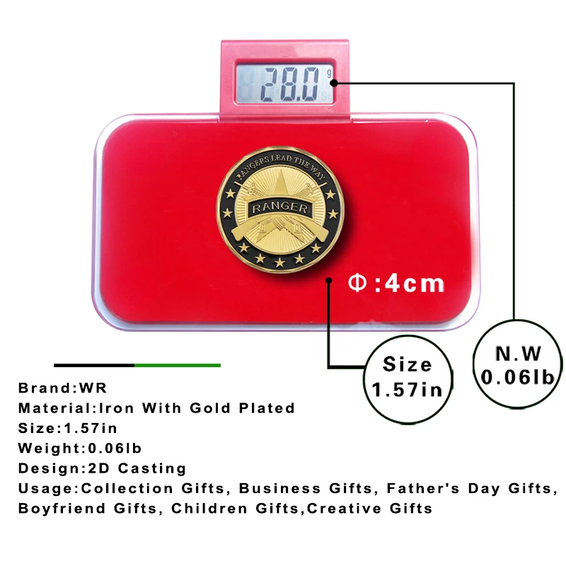 WR Позолоченные искусственные монеты морского флота США американская коллекция
