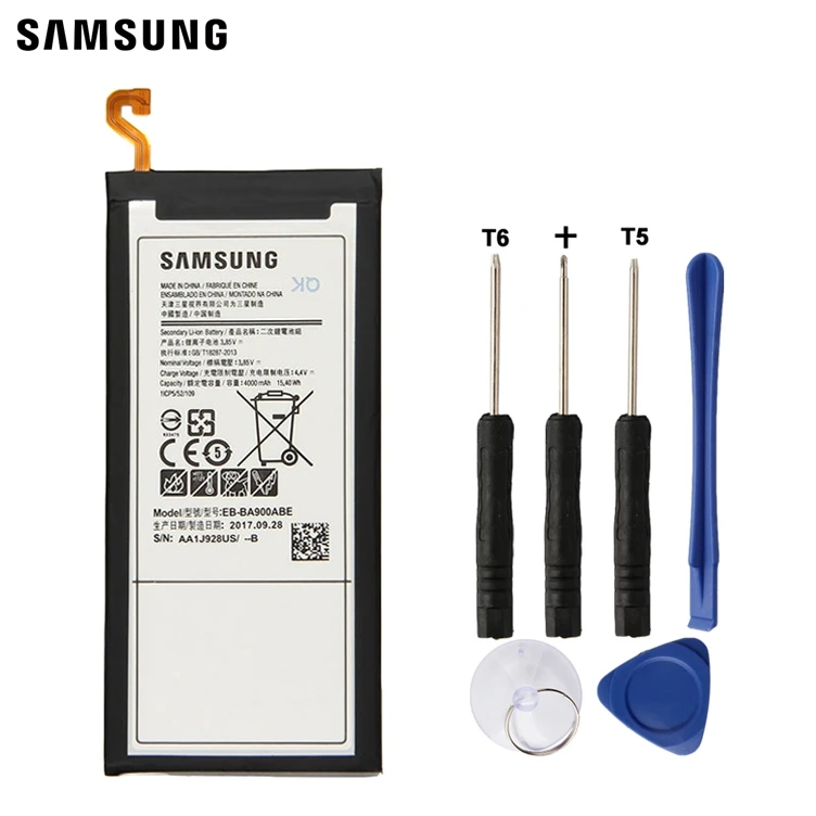 

Samsung Original Replacement Battery EB-BA900ABE For 2016 Edition Samsung Galaxy A9 A9000 SM-A9000 Authentic Battery 4000mAh