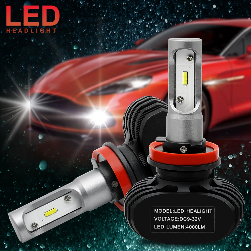 Кахане 2x H8/H9/H11 50 Вт головной светильник светодиодный автомобильный DRL высокое