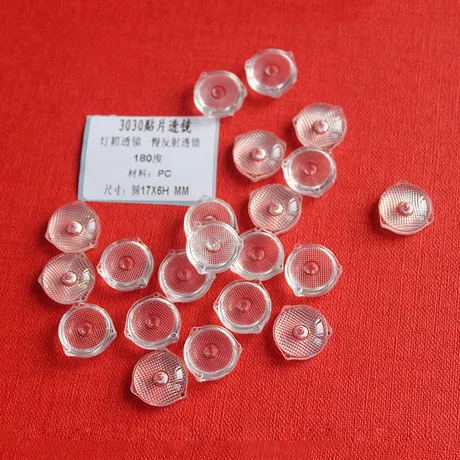 Круглые линзы SMD 10 шт. диаметр 17 мм x H6 3030 градусов светильник|lens diameter|smd lenslens smd |
