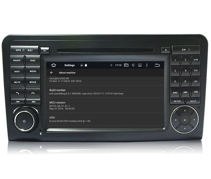 7 &quotHD 1024X600 Android 1 автомобильный dvd плеер для Mercedes Benz GL ML Class W164 ML300 ML320 ML350 ML450 ML500
