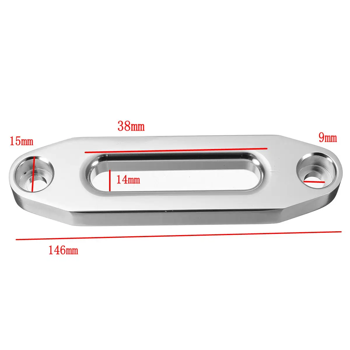 Фунтов синтетический трос для лебедок внедорожников ATV UTV Alumimum Hawse Fairlead