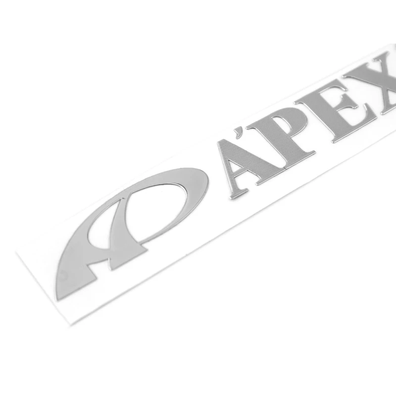 Тонкие серебряные металлические наклейки на заказ алюминиевая наклейка с