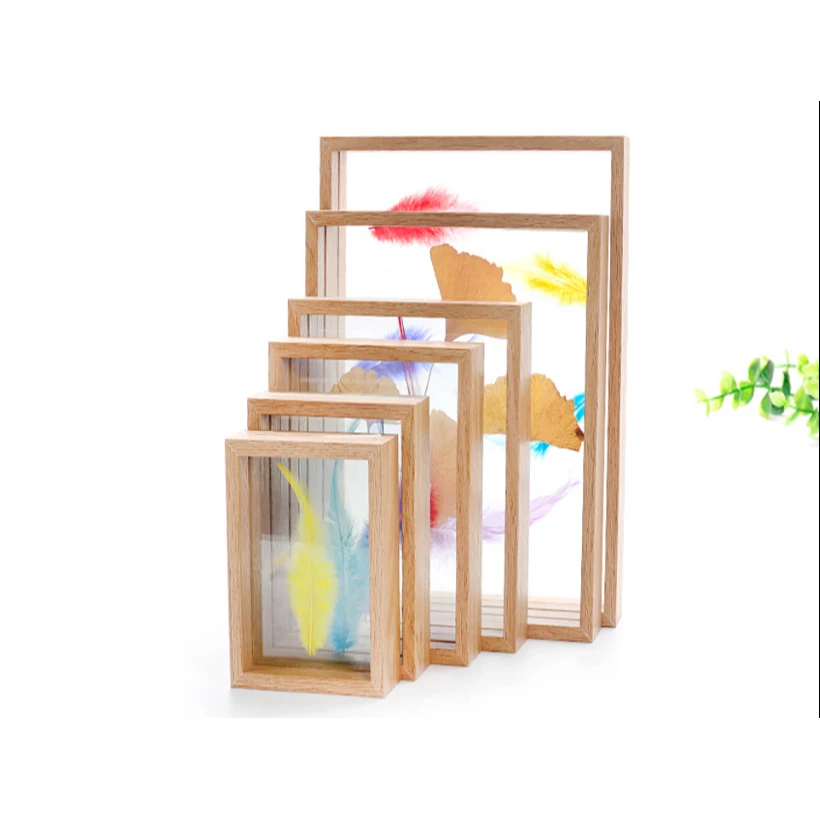 SUFEILE DIY Образец растения фоторамка Деревянная креативная декоративная рамка 10