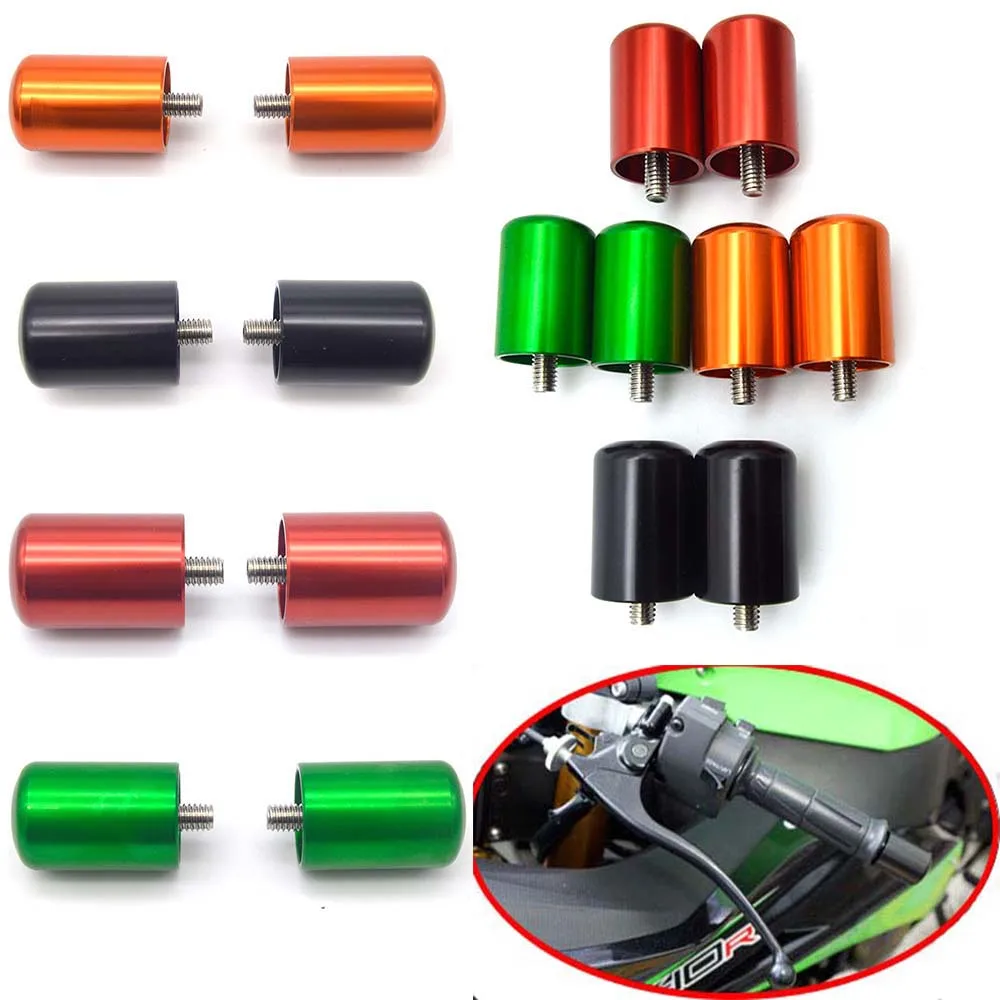 1 пара руль мотоцикла рукоятки удлинительные концы крышки слайдер для KAWASAKI NINJA 650