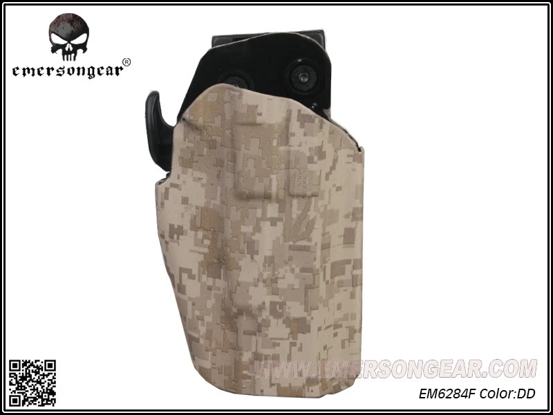DD Тактический охотничий MCBK TYP MC правая рука 579 Gls Pro-Fit кобура весло Duty WALTHER PPQ M2 9/40 может соответствовать 1911 100 больше тип оружия - Цвет: DD