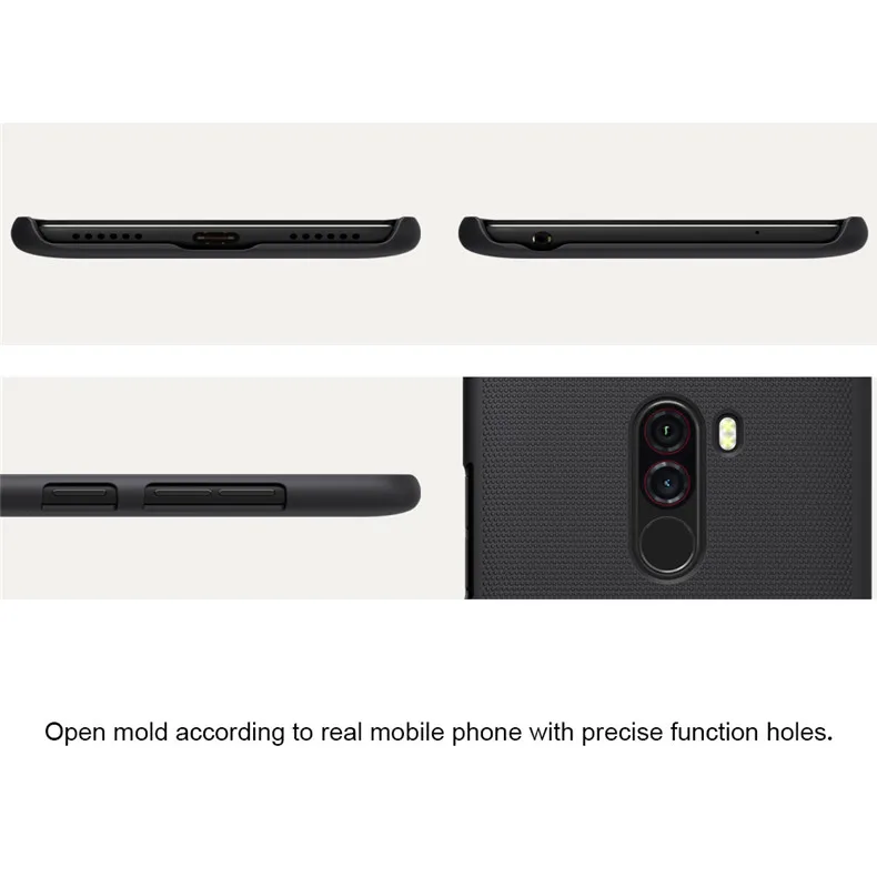 Чехол Nillkin для Xiaomi Pocophone F1, тонкий жесткий чехол для телефона Xiaomi Poco F1