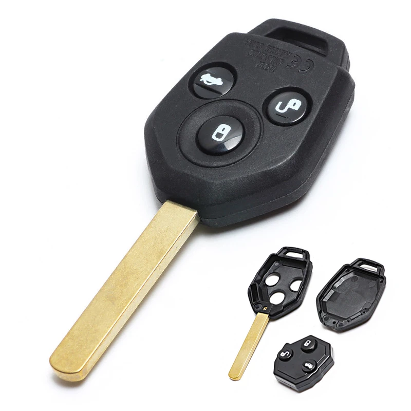 KEYECU 433 МГц 4D60/ 4D62 чип замена 3 кнопки дистанционного ключа Fob ключ для Subaru Forester Outback |