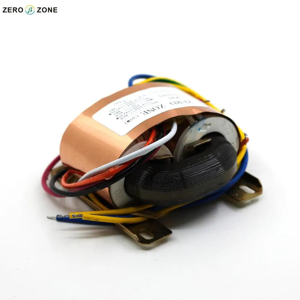 GZLOZONE 115V/230V 30W двойной трансформатор R типа 18V/0.8A 30VA 18V * 2 из чистой меди|r-type