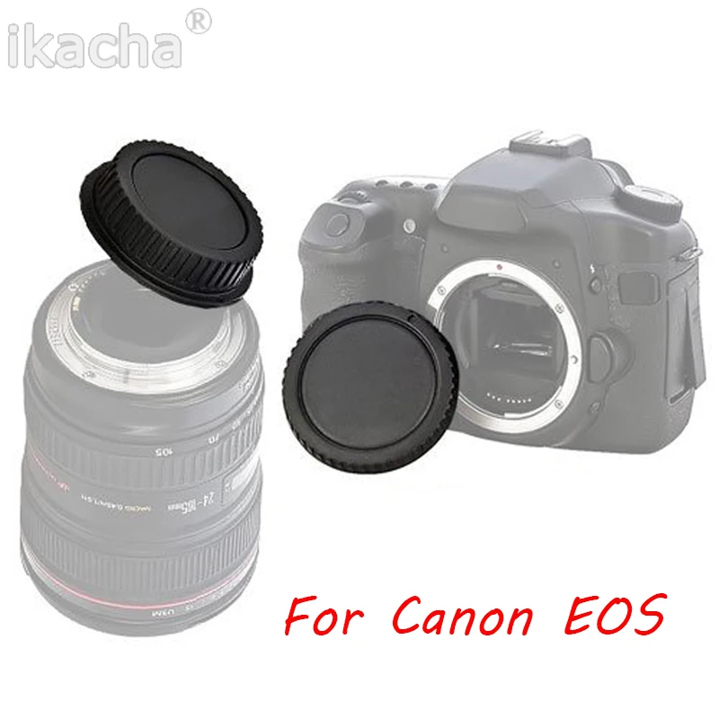 Задняя крышка камеры + передняя объектива Пылезащитная для Canon EOS Nikon AI DSLR