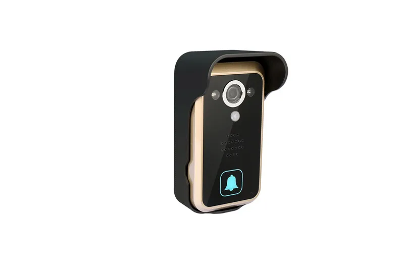 Newest Three Smart Home 7'' Screen Video Door Phone,Remote Unlock 2.4GHz Video Digital Wireless Front Door Peephole Camera D115a