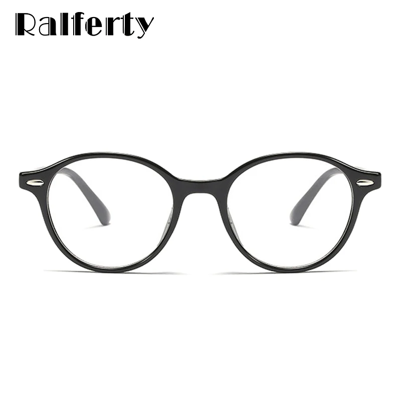 Ralferty 2019 ретро круглая оправа для очков женские прозрачные очки украшенные