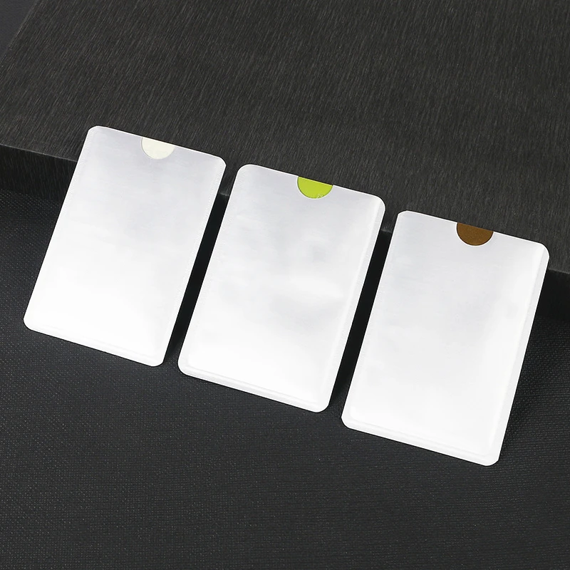 10 шт. Анти Rfid кошелек Блокировка ридер замок банк держатель для карт Id банковский Чехол для карт металлический держатель для кредитных NFC открытый инструмент