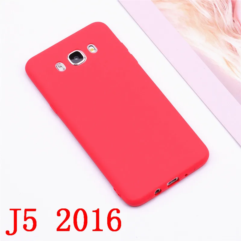Силиконовый чехол-накладка из мягкого ТПУ чехол для samsung Galaxy J5 чехол J5 J510 J510F J5 J500F Galaxy J5 J530F чехол силиконовый чехол Funda - Цвет: Red J5 2016