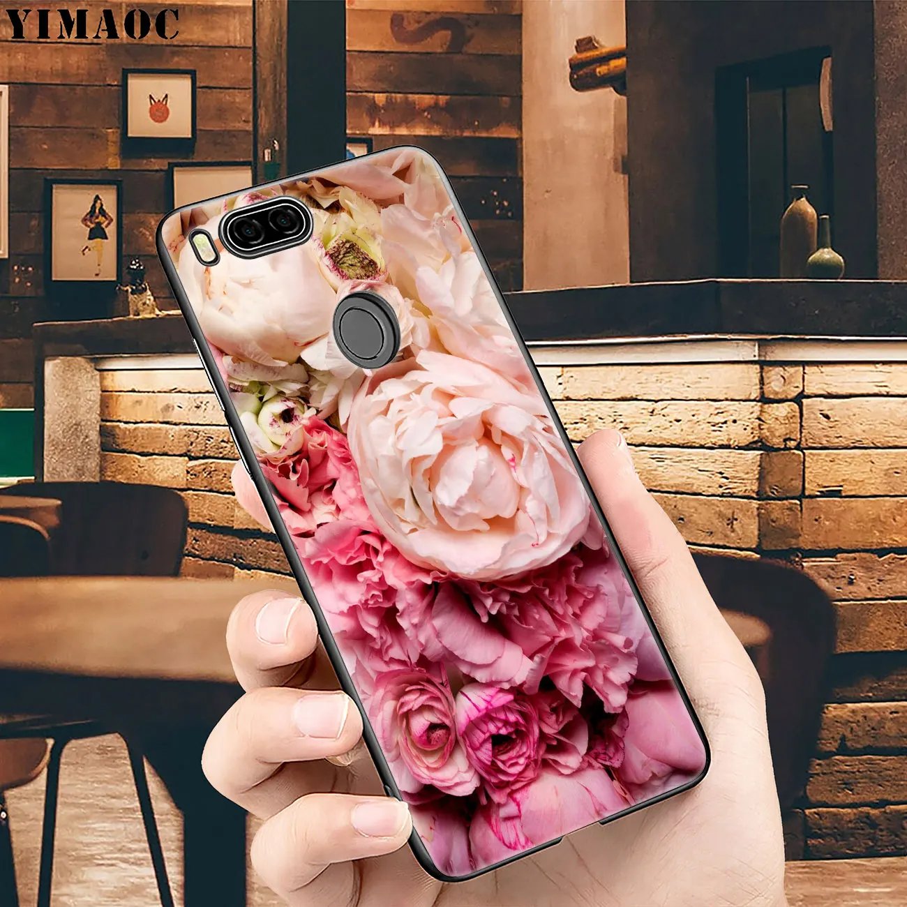 YIMAOC красота пионов цветы Жесткий Мягкий силиконовый чехол для телефона Xiaomi Mi 9 9T