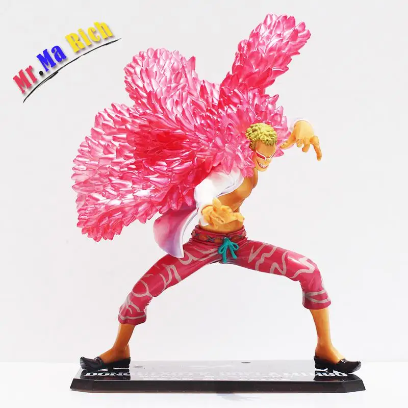 Аниме One Piece Shichibukai Donquixote Doflamingo Battle Ver .. ПВХ фигурка Facile Da Raccogliere E Stile Freddo 8&quot |