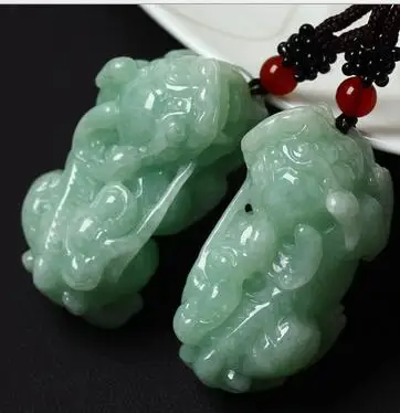 Ожерелье с кулоном pixou для мужчин и женщин ручная скульптура из грубого камня