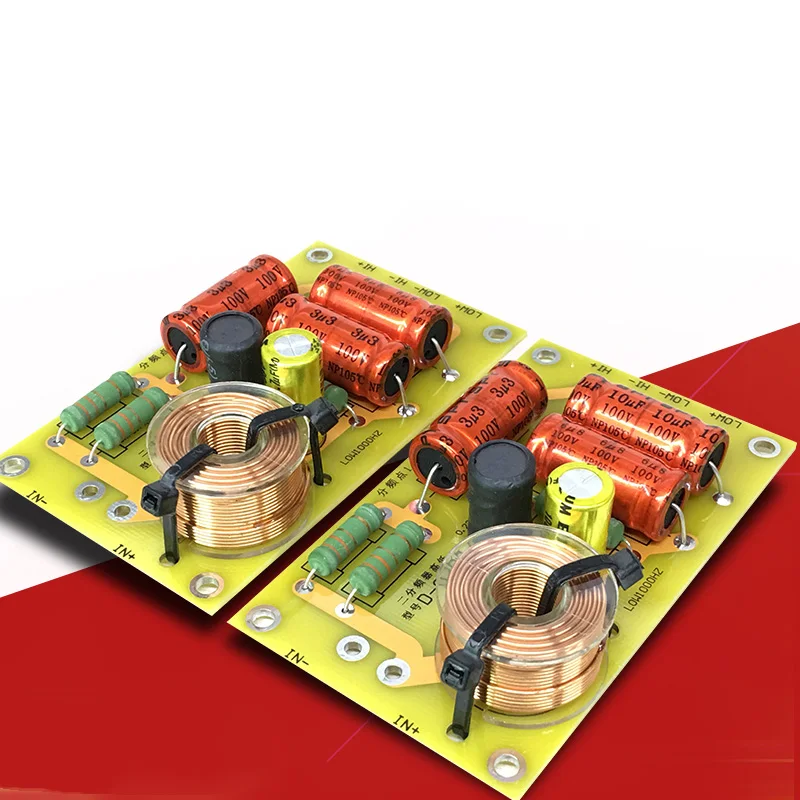 Оливковый разделитель частоты с 2 звуковыми колонками последней версии