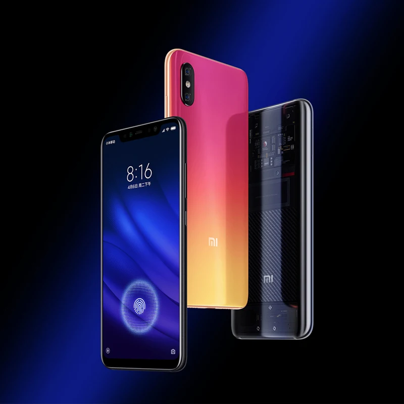 Бесплатная Наушники Xiaomi Mi 8 6 ГБ 128 в дисплей отпечатков пальцев Edition мобильный