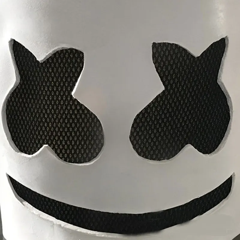 DJ Marshmello белая маска для хеллоуина и карнавала маскарадный шлем аксессуары