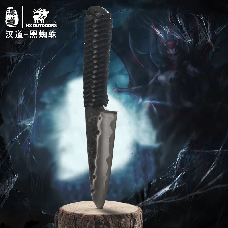 HX нож для выживания на открытом воздухе брендовый из высокоуглеродистой