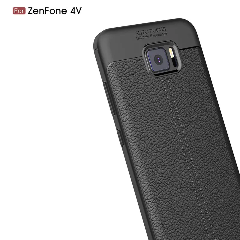 Для Asus Zenfone V V520KL чехол Чехол ударопрочный Роскошный из ТПУ с личи для телефона |