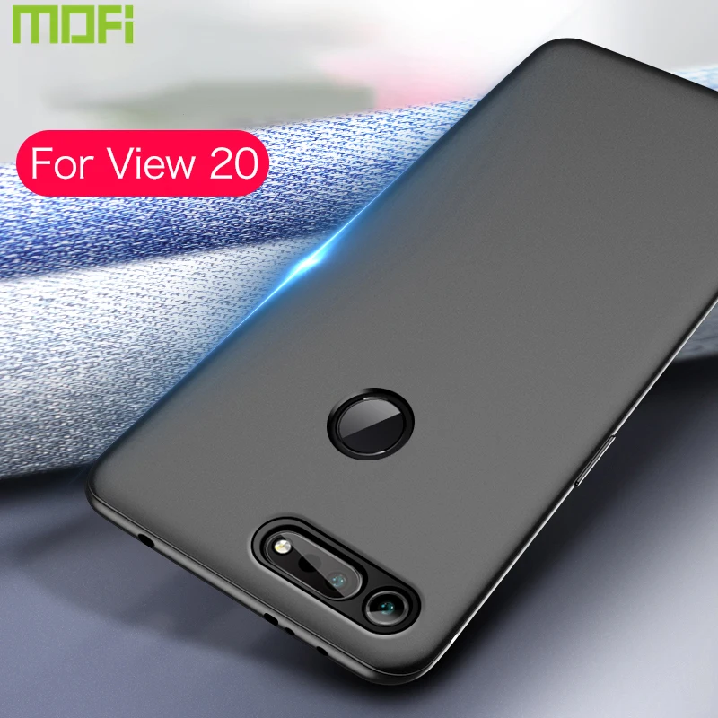 Чехол для Huawei Honor View 20 простой жесткий чехол ПК тонкая задняя крышка V20 однотонный