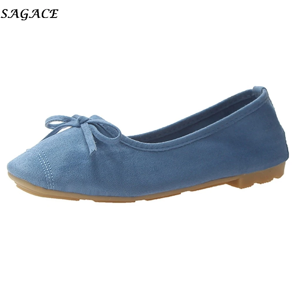 SAGACE Женские Повседневные слипоны Женская матовая обувь на плоской подошве 2019