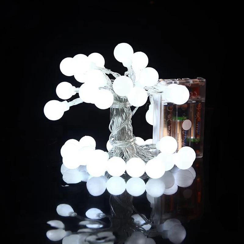 Фея Led Luminaria 4 м 40 светодиодов вишневые шары гирлянды на батарейках гирлянда