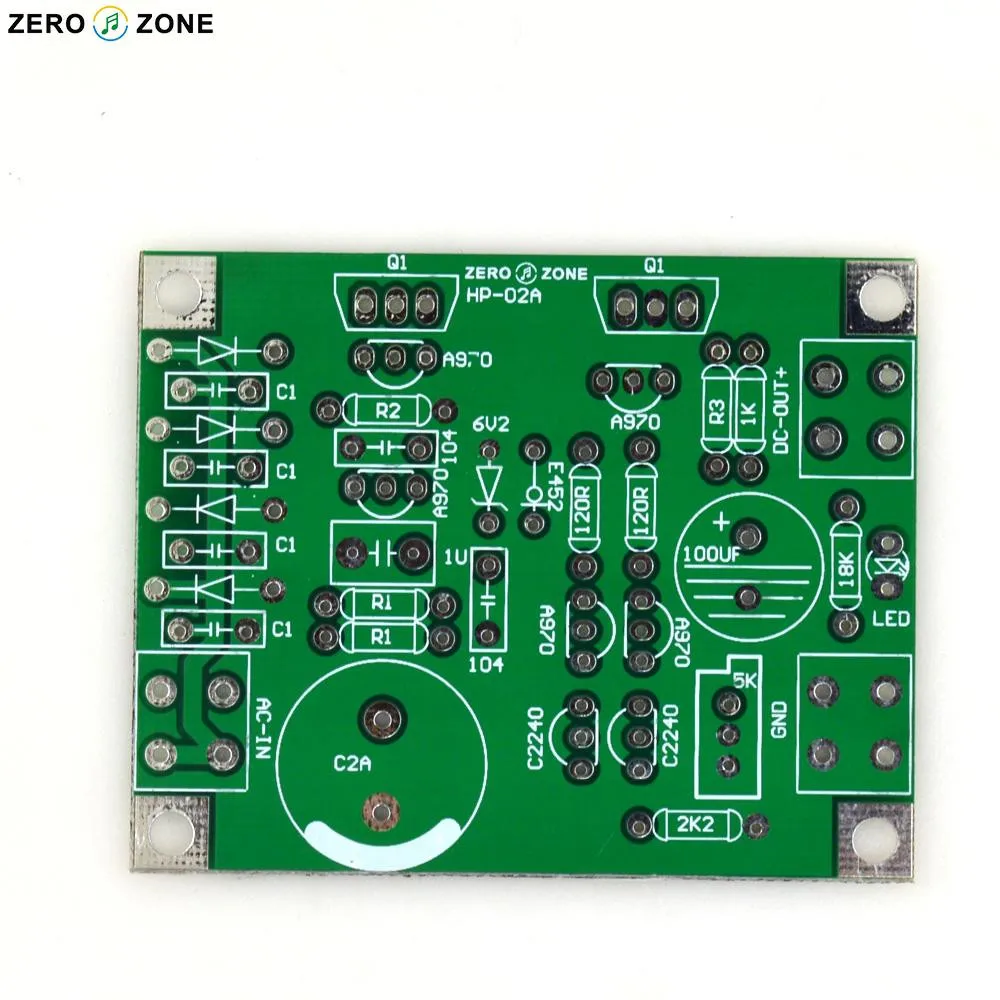 GZLOZONE HP02A параллельный класс A регулятор питания (одно напряжение) PCB|pcb class a|pcb singlepcb