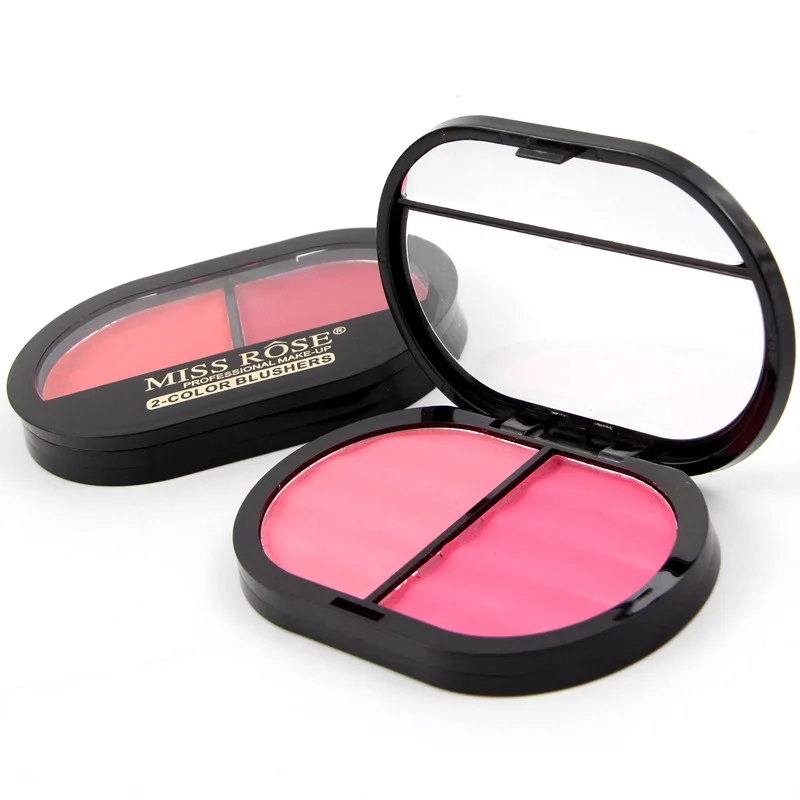 MISS ROSE 2 цвета косметический контур стойкие румяна палитра пудра макияж Розовые