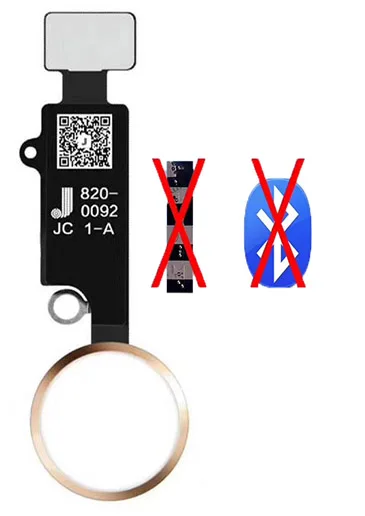 Gold Новинка JC универсальная Кнопка Home Flex для iPhone 7G 7P 8G 8 Plus Кнопка возврата с функцией возврата конечное решение без Bluetooth - Цвет: Gold