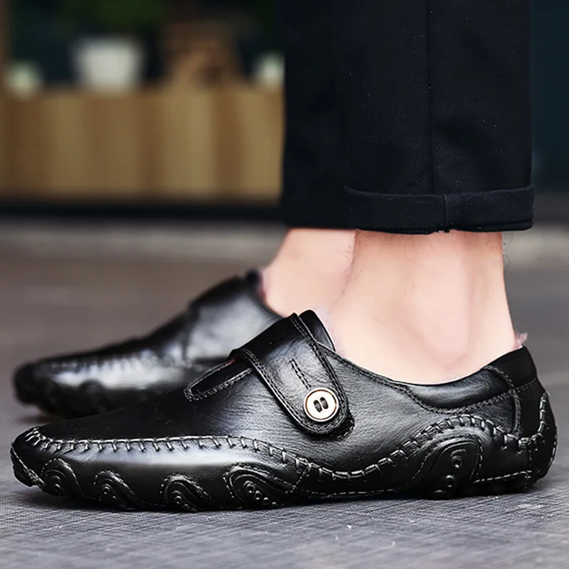 Zapatillas deportivas hombre плюшевые теплый дышащий бизнес мужской обуви класса люкс обувь