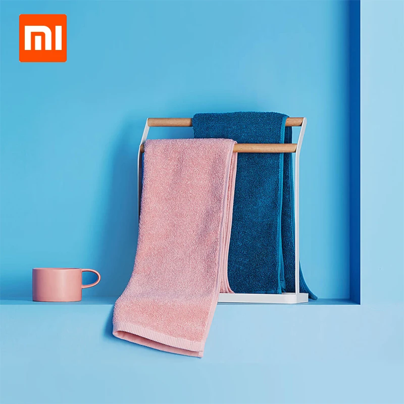 Полотенце XIAOMI Mijia 32x70 см 100% хлопок 5 видов цветов водопоглощающая ванна мягкие
