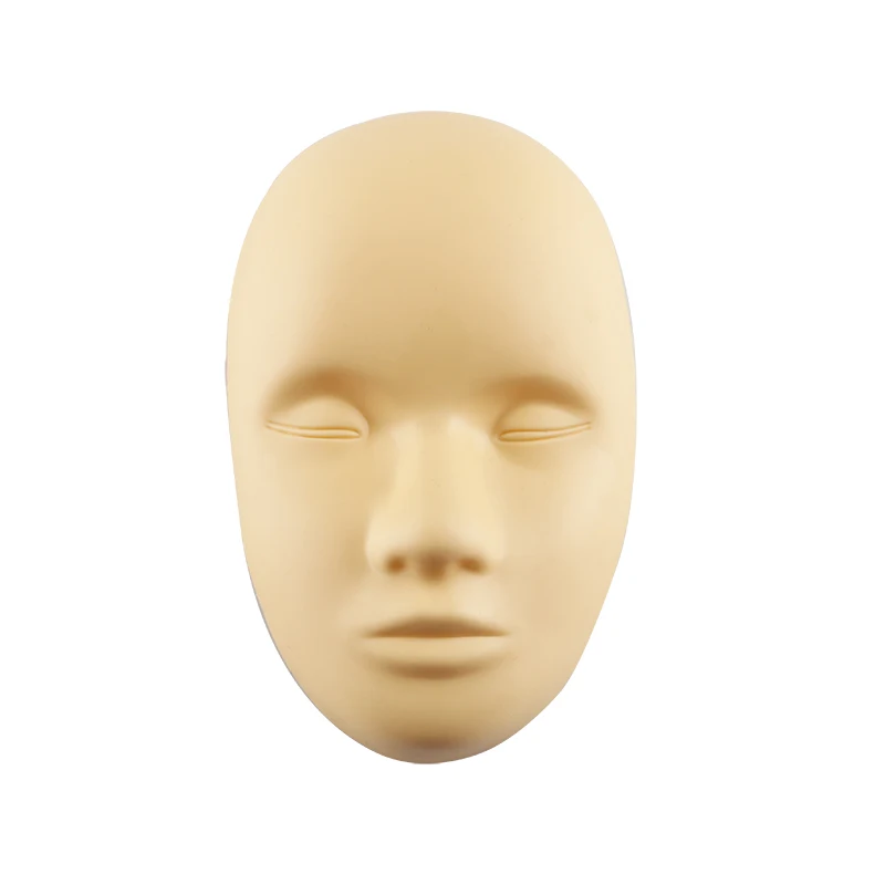 Переносная мягкая модель силиконовый манекен для головы плоская голова