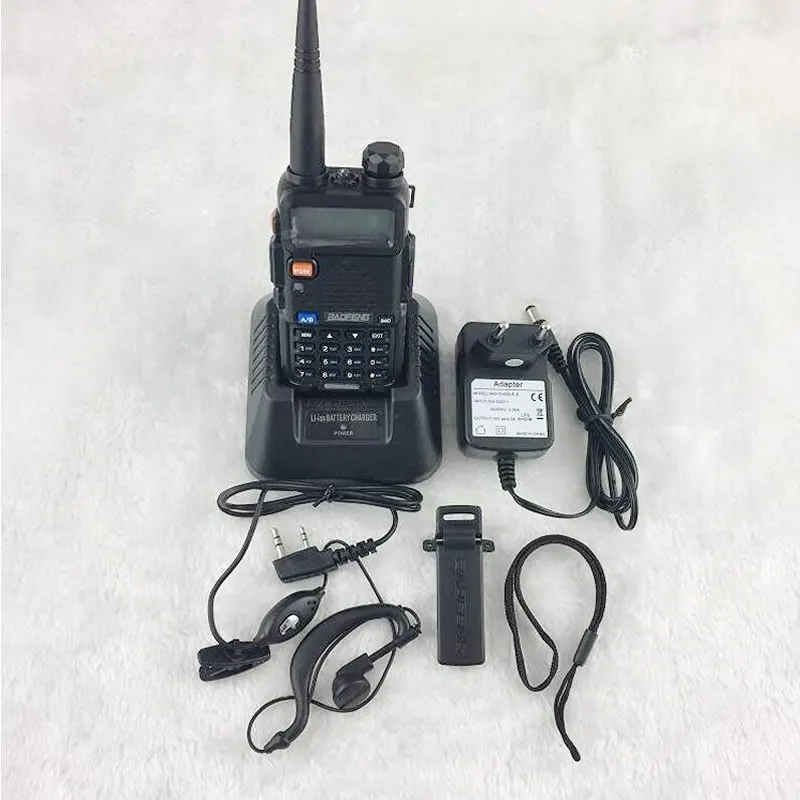 Бесплатная доставка DHL 20 шт. новинка черный BAOFENG UV 5R VHF/UHF 136 174/400 520 МГц